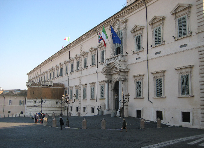 foto del palazzo del Quirinale