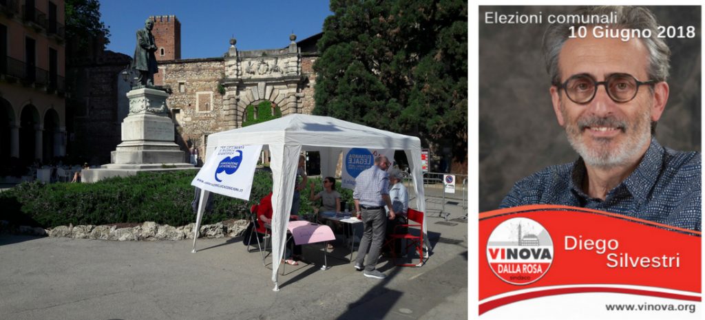 diego silvestri candidato a vicenza