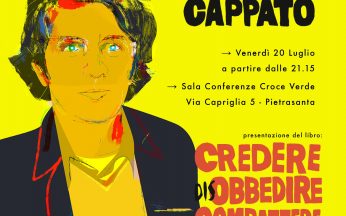 Pietrasanta presentazione di Credere disobbedire combattere