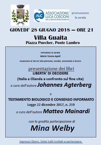 Presentazione libri Alc Ponte Lambro