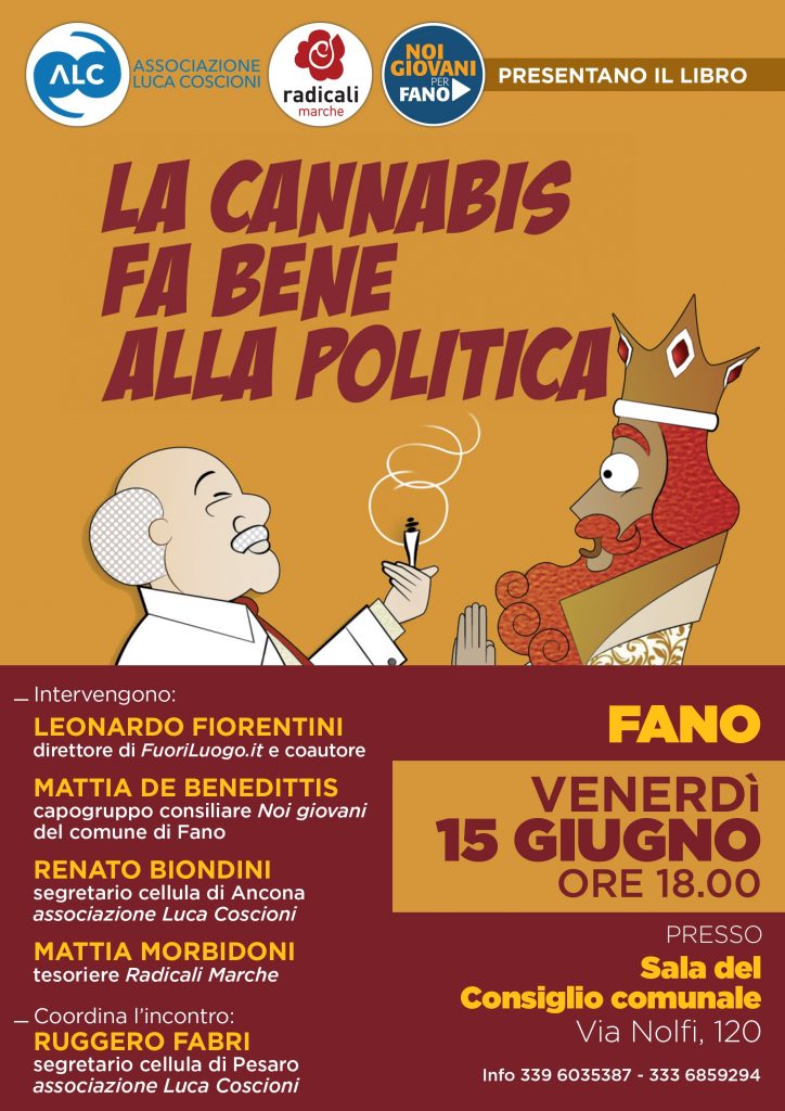 fano la cannabis fa bene alla politica