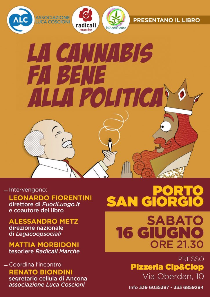 porto san giorgio la cannabis fa bene alla politica