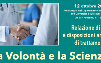 Convegno La volontà e la scienza a Brescia