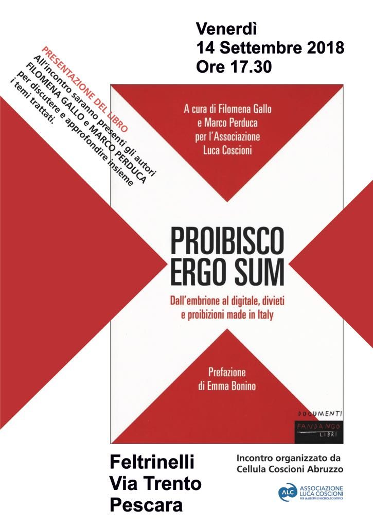 Proibisco Ergo Sum a Pescara