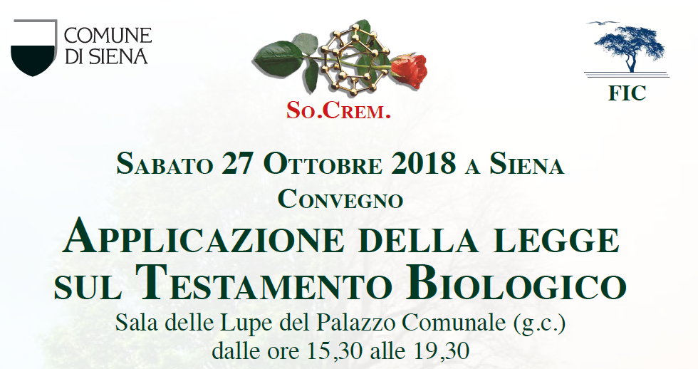 Convegno Applicazione della Legge sul Testamento biologico