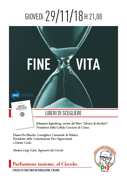 Incontro Liberi di scegliere Milano