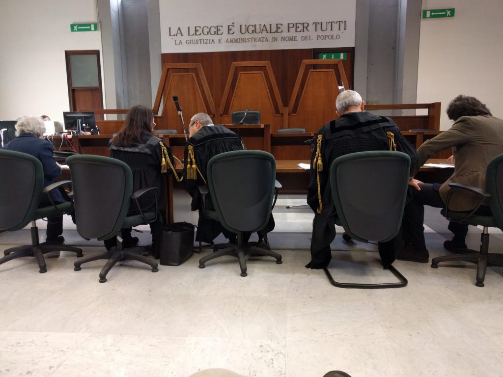 Prima Udienza processo Trentini