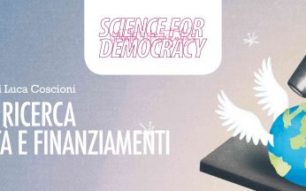 banner convegno Lo Stato della Ricerca in Italia: libertà e finanziamenti
