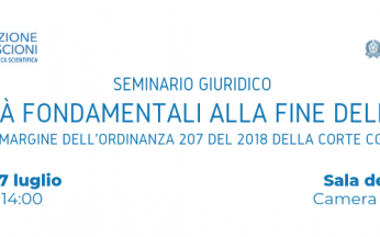 seminario giuridico libertà fondamentali alla fine della vita