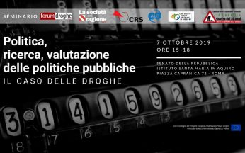 Politica, ricerca, valutazione delle politiche pubbliche. Il caso delle droghe