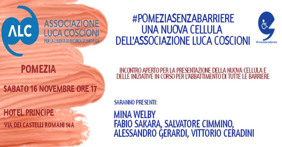 Inaugurazione Cellula Coscioni Pomezia