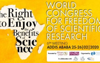 cover post Congresso Mondiale per la libertà di ricerca scientifica