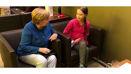 Incontro Merkel Thunberg