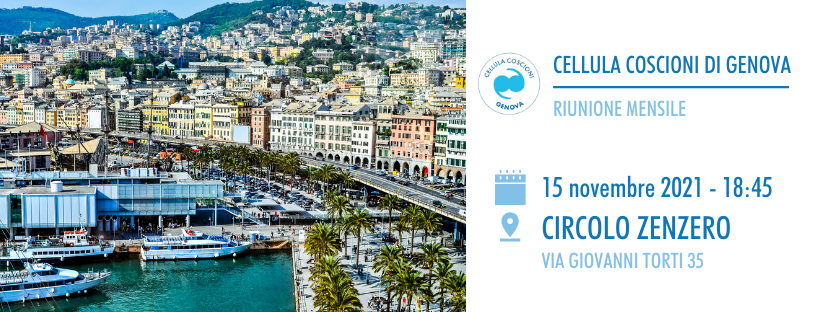 Riunione mensile Cellula Coscioni Genova