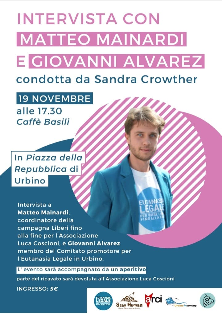 Matteo Mainardi - Referendum Eutanasia Legale Urbino