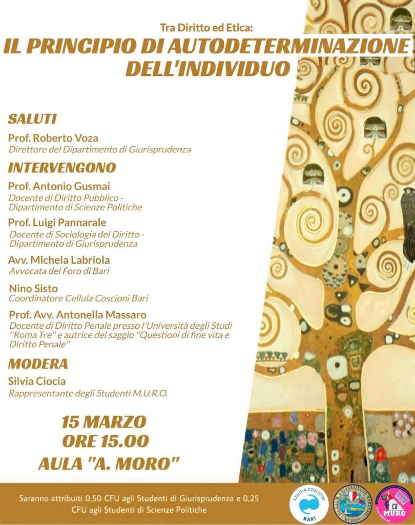 Convegno Fine vita - Università di Bari