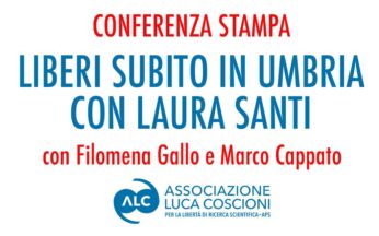 Conferenza stampa Liberi subito in Umbria