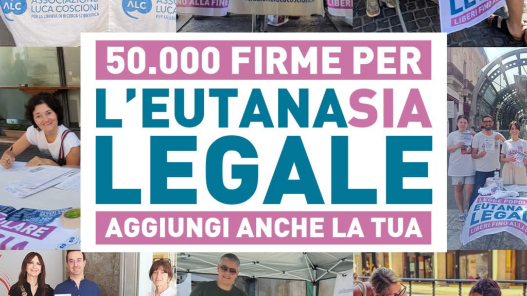 50 mila firme Eutanasia Legale