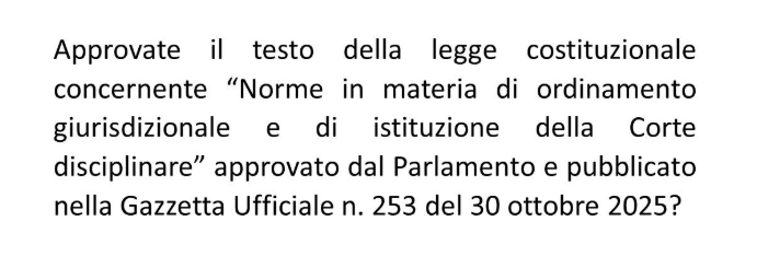 Referendum separazione carriere
