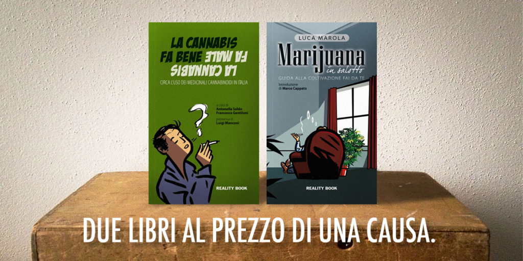 Banner copertine libri su antiproibizionismo
